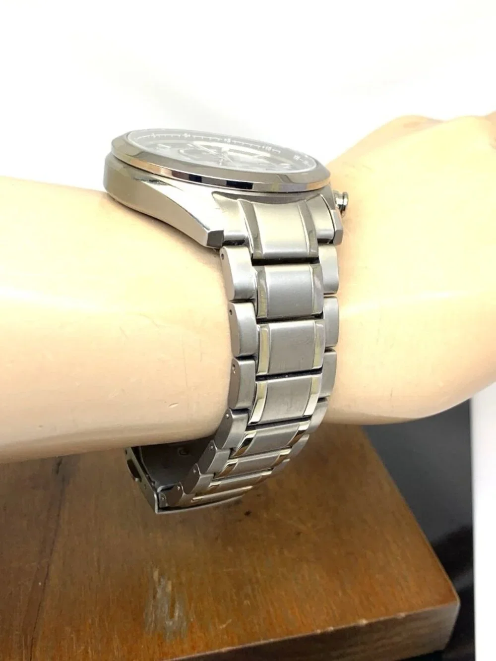 Citizen Tsuki-Yomi A-T Men's Watch BY1010-57H Eco Drive Moonphase Titanium 43mm